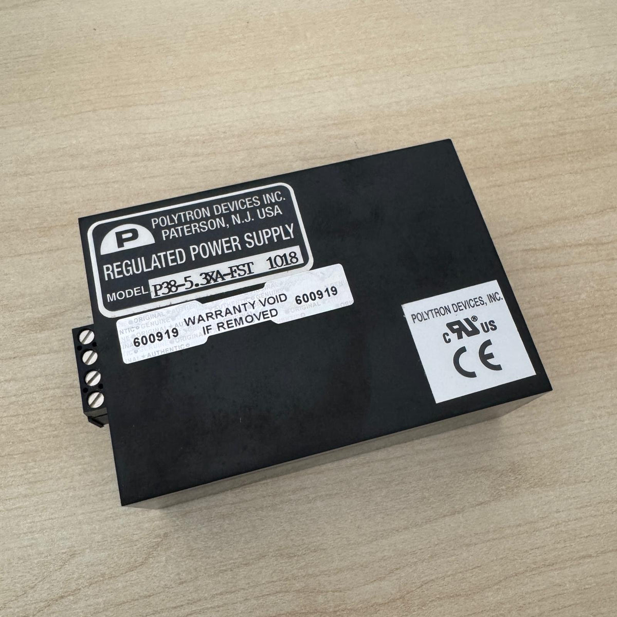 Polytron Devices P38-5.3XA-FST AC/DC Converter