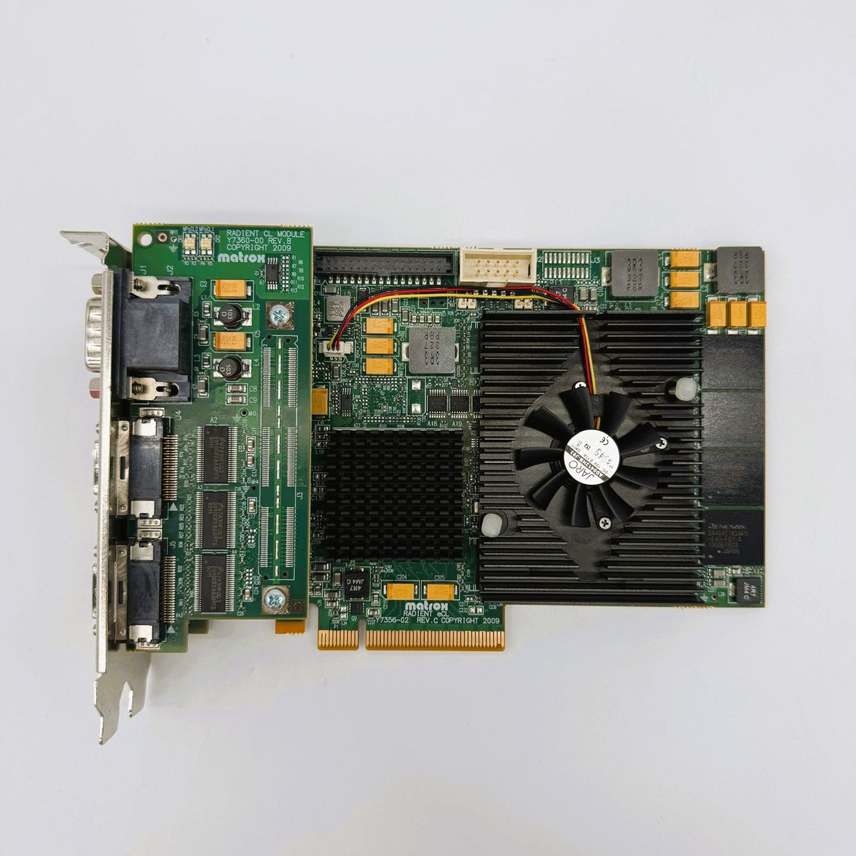 Matrox Radient Y7356-02 RAD2GDF200432* Camera Link Card