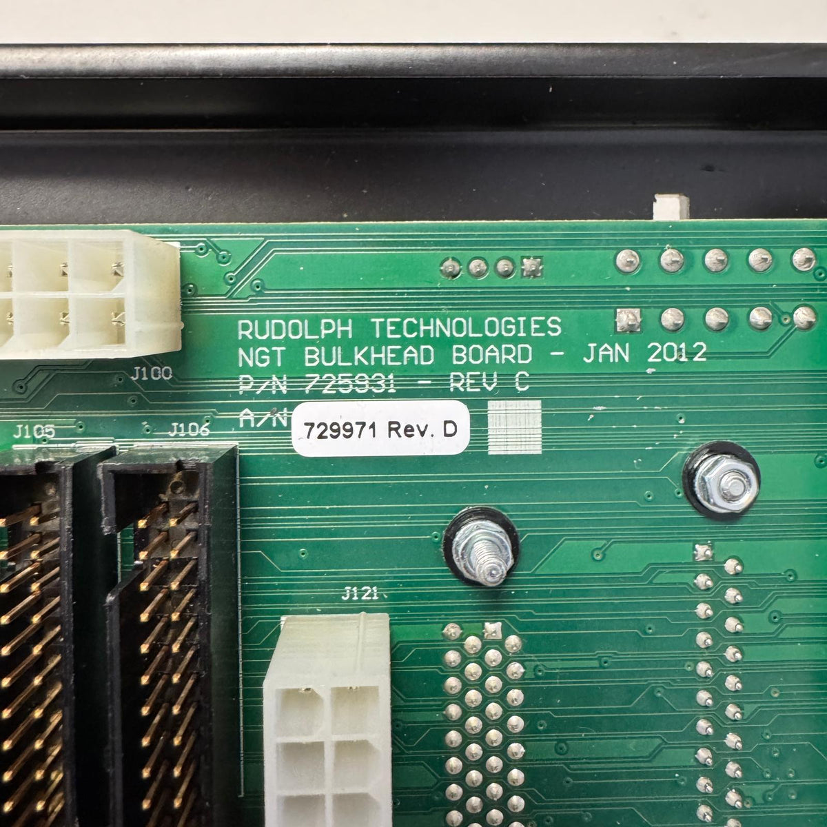 Rudolph 729971 NGT Bulkhead Board 725931